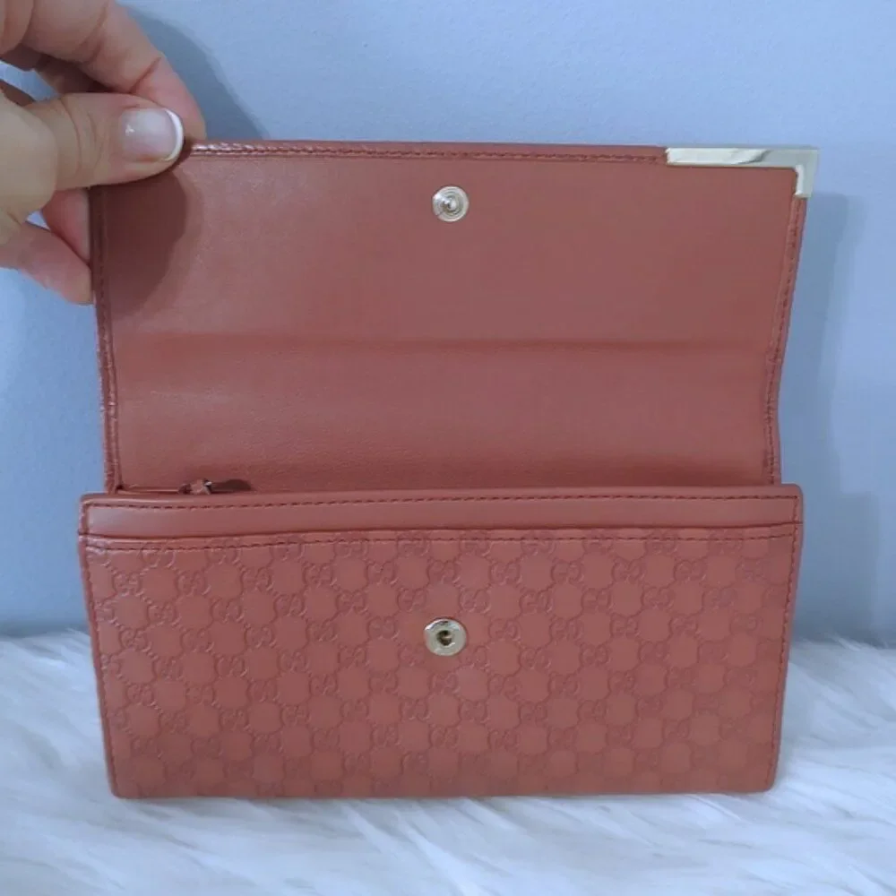 Gucci micro GG microguccissima long wallet EUC - Picture 2 of 7